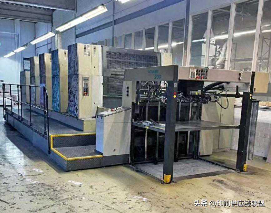 R904-6, 1999年罗兰140全张四色高配印刷机待嫁/法国用,已到国内