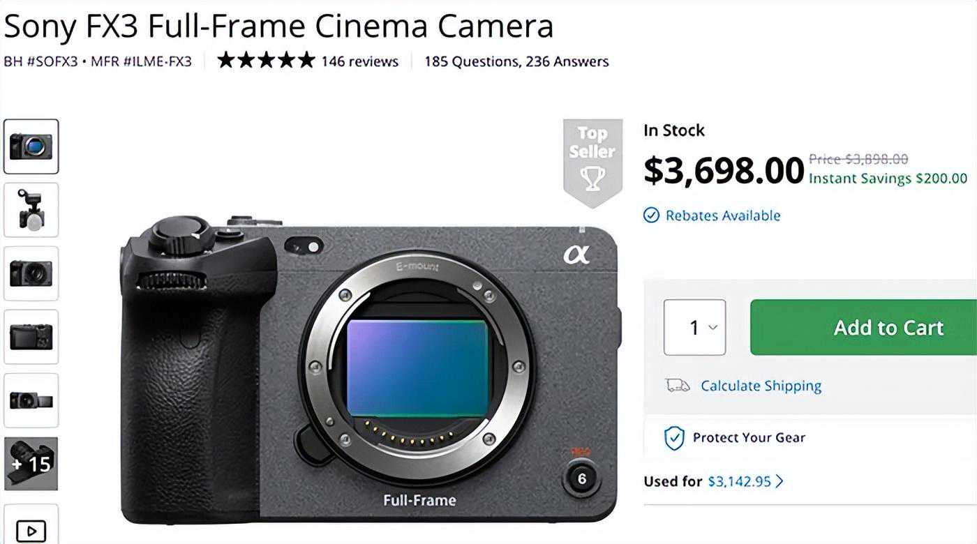 机闻速递：索尼FX3降价可能预示新机到来？