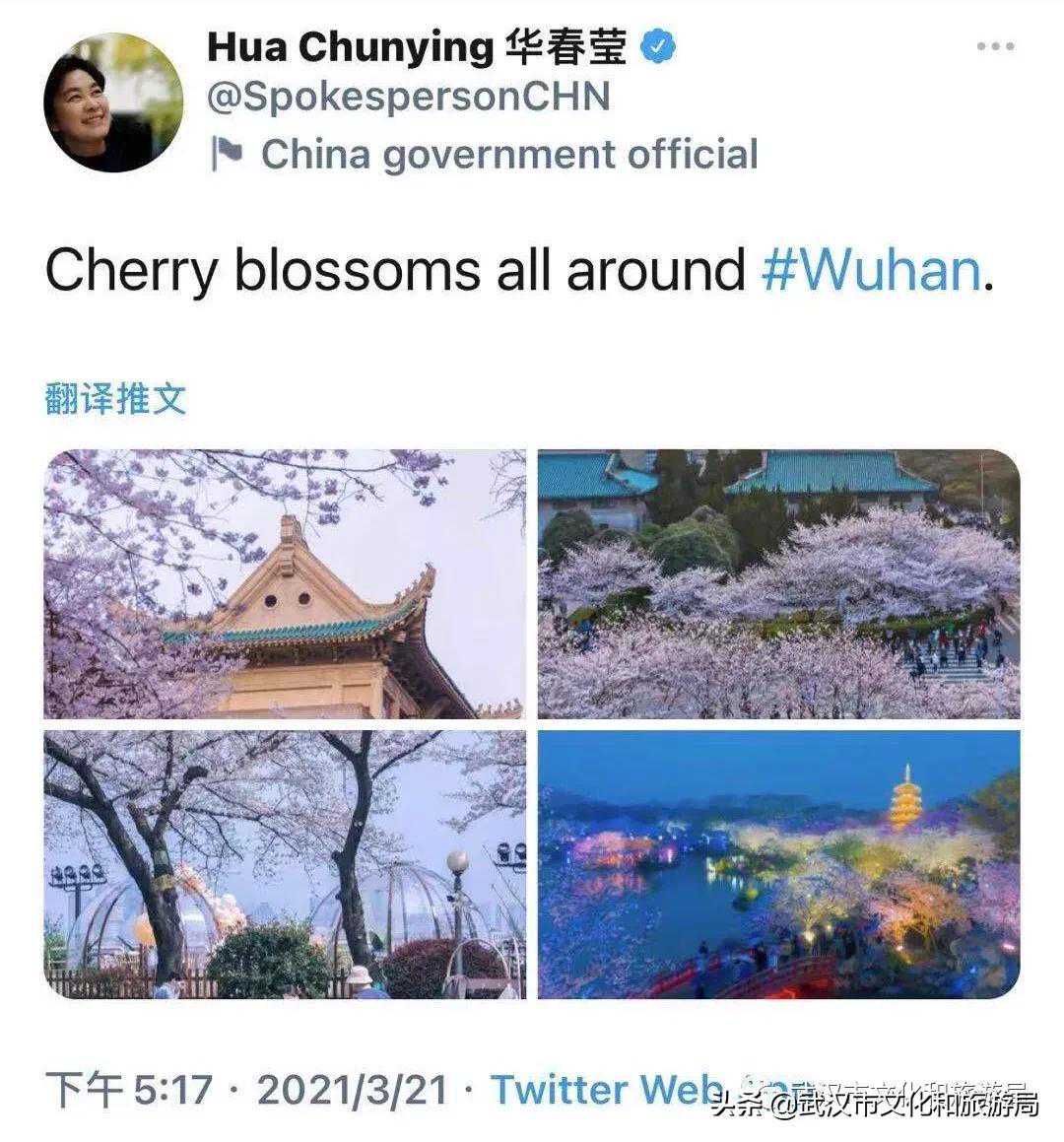 一组摄影大片，看看“华姐”向世界推荐的武汉有多美